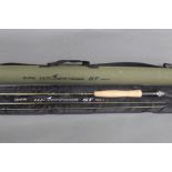 Daiwa Wilderness ST trout fly rod, in three sections, 9', Line 6 with bag and tube.