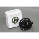 Northumbrian fly fishing reel by Malcolm Grey of Alnwick trout fly reel, 3 3/4", line 7-8.