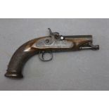 W & I Rigby late 18th/early 19th century percussion pistol,