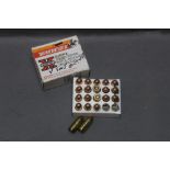 Twenty Winchester 45 automatic 230 grain full metal case bullets. FIREARMS CERTIFICATE REQUIRED.