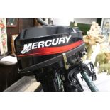 A Mercury 8.0 outboard motor.