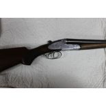 Luccini Stefano Bernard 12 bore side/side shotgun, with 28 1/2" barrels, full and 3/4 choke,