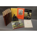 A collection of fox hunting books,