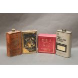 Three powder tins EC3 Patent smokeless sporting powder, Schultze gunpowder,