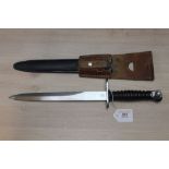 A Swiss bayonet to fit Sturmgewehr 57 assault rifle,