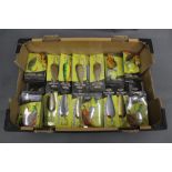+/- 40 pike spoons, spinner baits etc.