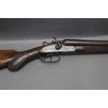 E & G Higham Liverpool, a 12 bore side by side shotgun, with 29 3/4" barrels,