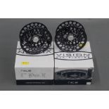 Two Vision-Nite salmon fly reel spools, line size 9-11.