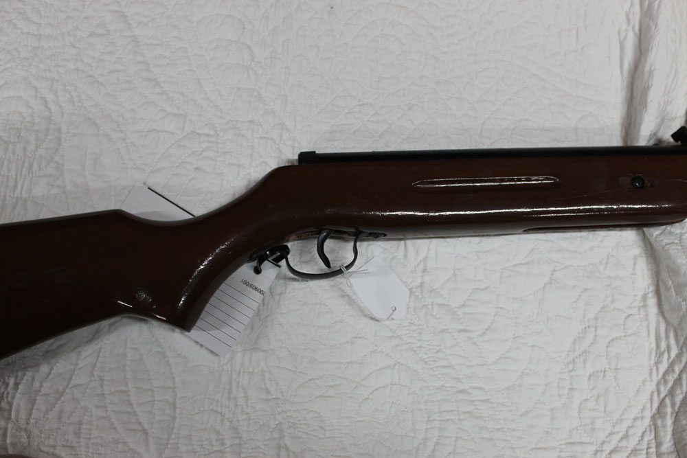 A Westlake (SMK) cal 22 break barrel air rifle, Serial No 110100748.