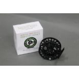 Northumbrian fly fishing reel by Malcolm Grey of Alnwick trout fly reel, 3 3/4", line 7-8.