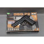 GSG 92 Cal 177 BB air pistol, with box, instructions etc. Serial No. W01090729283.