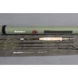 Snowbee Diamond II trout fly rod, in four sections, 10', Line 6 with bag and tube.