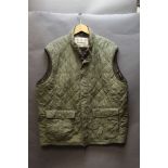 A Barbour gentleman's quilted waistcoat Size XXL.