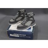 A pair of sierra Aquatex wading shoes with felt soles. Size 6/7.