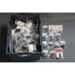A large box of fly tying hooks to include Partridge of Redditch, McHardys etc.