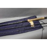 Bruce and Walker carbon salmon and sea trout fly rod, in three sections, 10' 6", line 7-9.