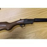 An Italian 20 bore silenced single barrel shotgun, with 28 1/2" barrel,