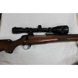 BSA cal 22-250 bolt action rifle,