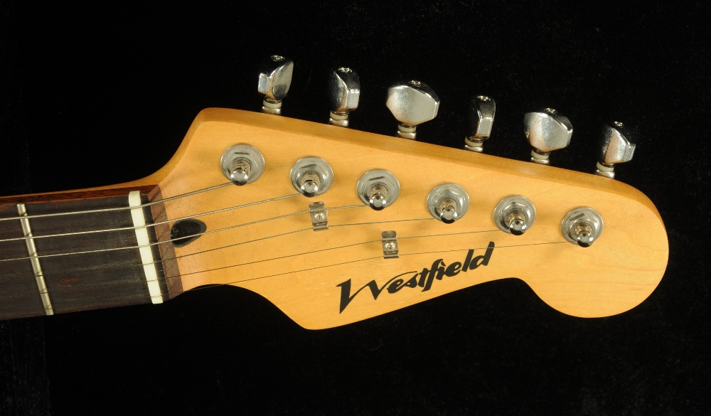 A Westfield 6 string electric guitar, 99 cm long with shoulder strap, - Image 3 of 3