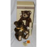 Two Steiff replica teddy bears, comprising a British Collectors 1995 teddy bear,