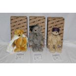 A group of five Dean's Rag Book Company limited edition teddy bears,