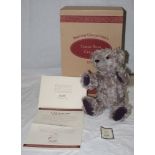 A Steiff limited edition replica teddy bear, 1999 "Grey 36", 2652 of 3000,