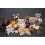 A group lot of souvenir and other collectable teddy bears, to include Russ, Keel toys,