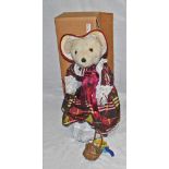 A Lakeland Bears teddy bear, titled "Dorothy", wearing a sun hat,