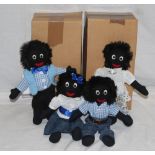 A group of Dean's Rag Book limited edition gollies, comprising "Susie Golly", 8 of 100, "Sam Golly",