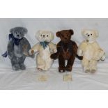 A group of four Dean's Rag Book Company limited edition teddy bears, comprising "Sid", 3 of 300,