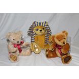 A Merrythought 2007 dated teddy bear, "Tutankhamun", limited edition 14 of 150,