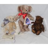 Three Merrythought teddy bears, including one limited edition,