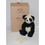 A Steiff teddy bear, "Panda", limited edition 1352 of 2000,