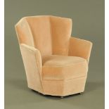 An Art Deco style bedroom chair,