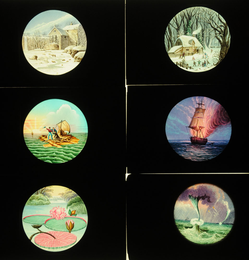 Twenty four late Victorian/early 20th century magic lantern slides, - Image 3 of 3