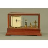 A mahogany cased barograph by J Lizars Edinburgh and Glasgow,