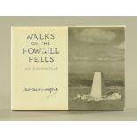 Alfred Wainwright, "Walks on the Howgill Fells" first edition, signed.