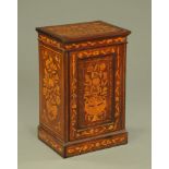 A 19th century Dutch inlaid side cabinet,