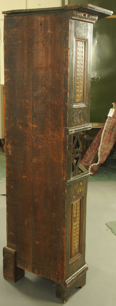 A painted pine standing corner cupboard, - Image 5 of 6