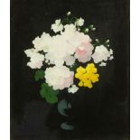 James Stuart Park (1862-1933) oil on board, still life flowers in vase, 60 cm x 49 cm, framed,