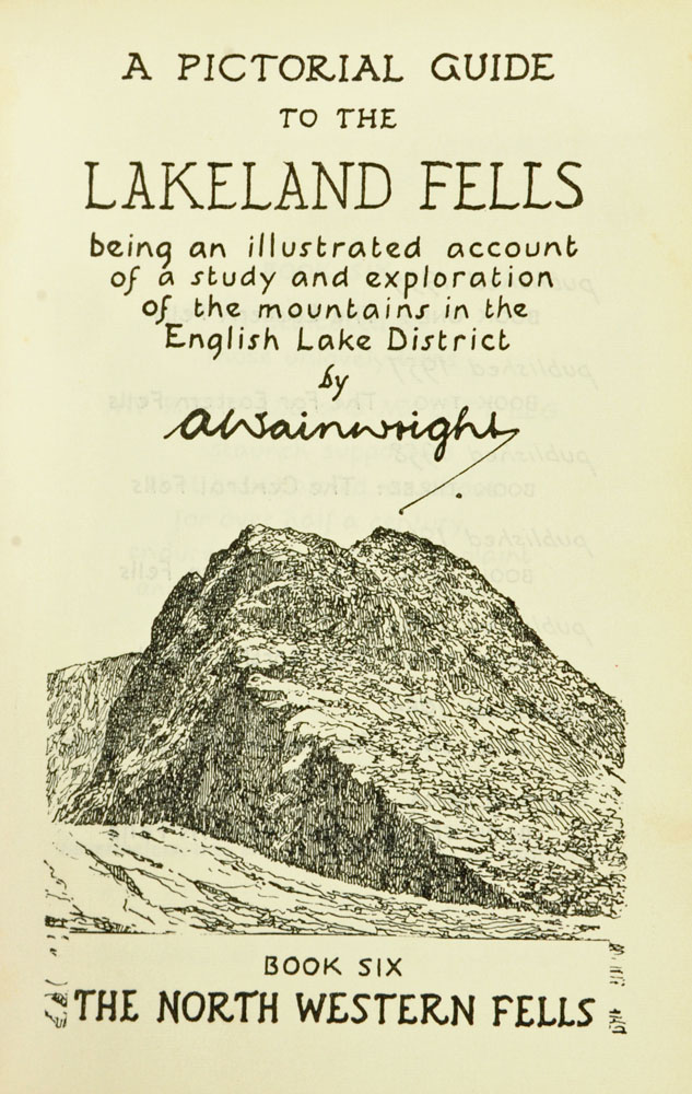 Alfred Wainwright (1907-1991), "A Pictorial Guide to the Lakeland Fells" first edition Book VI. - Image 2 of 3