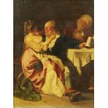 A 19th century oil painting on canvas "Falstaff". 75 cm x 56 cm, framed.