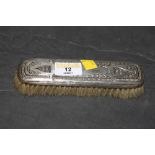 Silver mounted clothes brush
