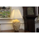Decorative table lamp and shade,