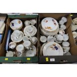 Collection of Royal Worcester Evesham pattern part tea and dinnerware