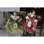 Two Royal Doulton figurines,