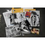 Selection of Rita Hayworth fan club magazines and promotional photographs etc.