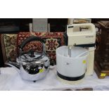 Kenwood mixer and vintage kettle