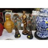 Three figurines