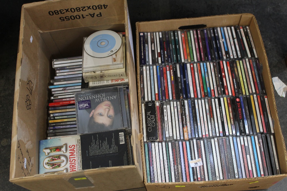 2 boxes of CD's classical, jazz, easy listening etc.